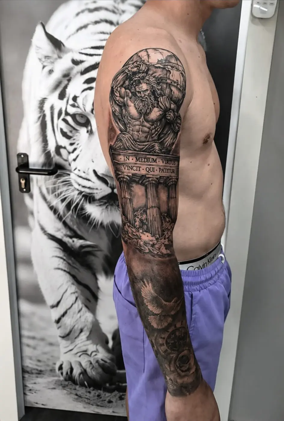 Greco-romano de Buddha Tattoo Vallecas