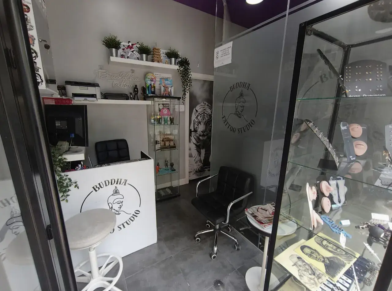 Recepción de Buddha Tattoo Vallecas